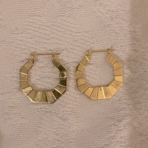 14K Gold Plated Hoop Earrings